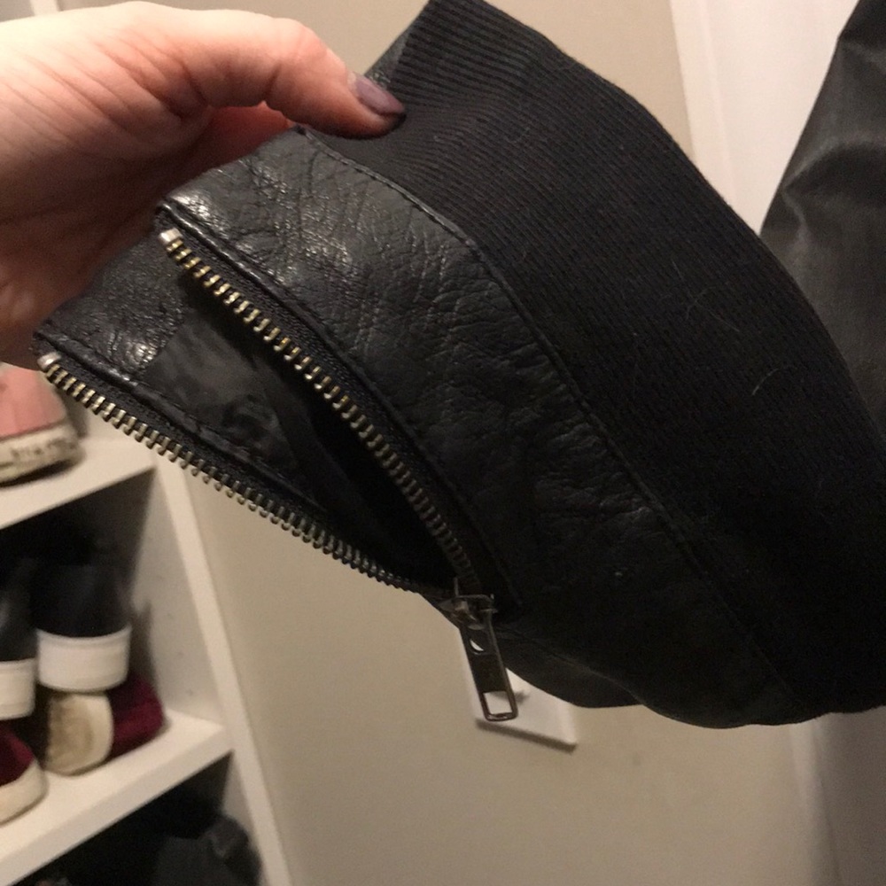 Anthropologie Cartonnier leather jacket S - Picture 4 of 5